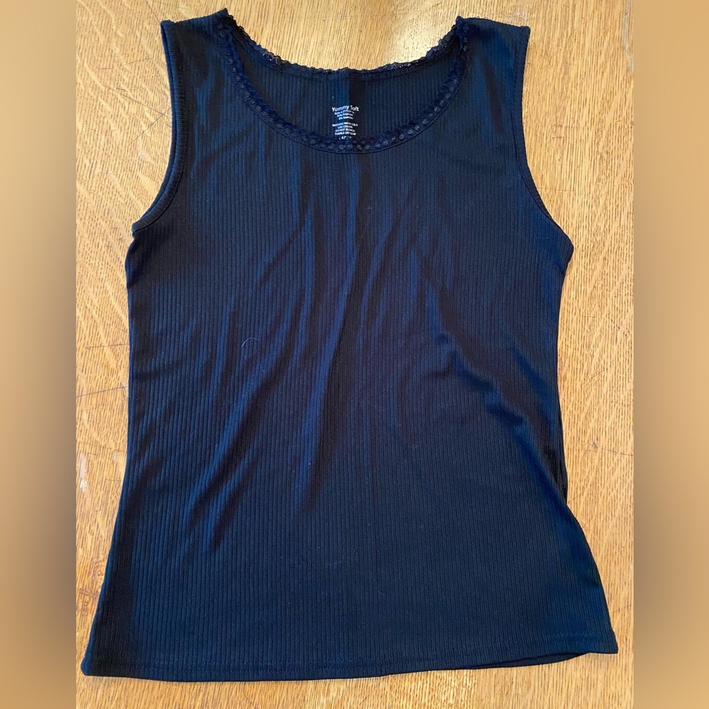 Yummy Soft Black Tank Top
